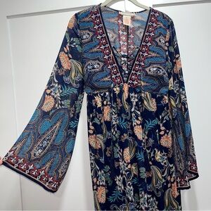 Bohemian Floral Maxi Dress